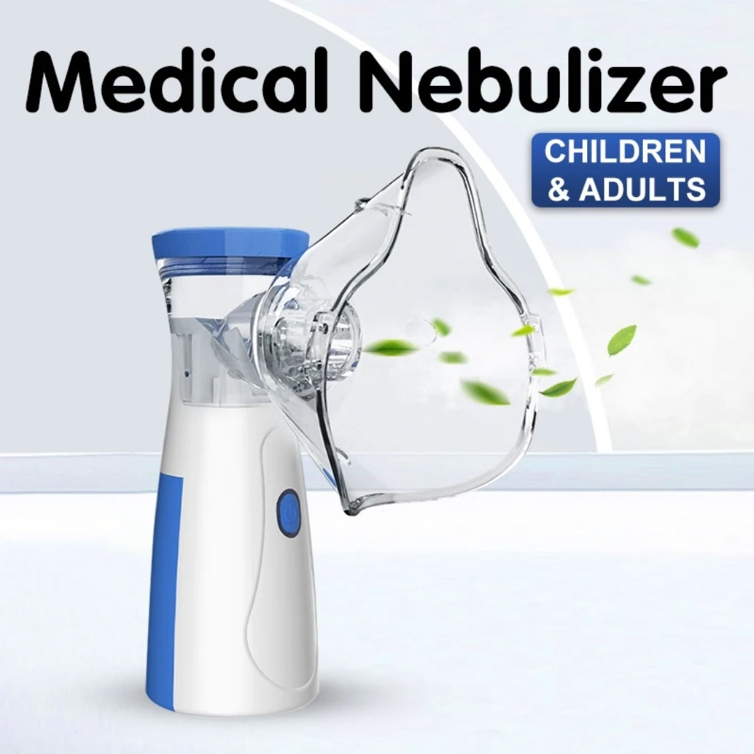 Portable nebulizer machine with adult and child masks