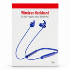 Neckband, Itel Wireless, Bluetooth Earphones 20 Hour Playtime Black