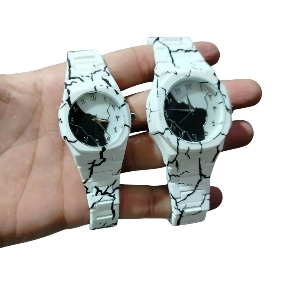 Tiger Aura Pair Watch, His & Hers Stylish Couple Set, Elegant Daily Wear