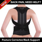 Back Pain Relief Posture Corrector Belt | Adjustable Support for Spine, Shoulder & Lumbar Alignment | XXXL, XXL, XL, Large