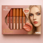 Nude Shades High Pigmented Lipgloss, Creamy Moisturizing Glosses Set
