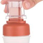 Sauce Bottle | Refillable Condiment Dispenser with Lid | Multipurpose Ketchup & Hot Sauce Bottle for Kitchen | Black Cap