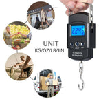 50Kg Digital Luggage Scale – 5g LCD Handheld Electronic Weight Scale