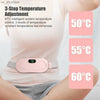 Heating Pad women Period Pain Cramp Relief Belt -Portable Menstrual Heating Pad, Heated Belly Belt for Menstrual Cramp Relief with 3 Heat Levels and 4 Modes, Electric Belt Massage for Women and Girls - Electric Massager Machine for Women