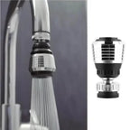 Multifunctional 360° water Faucet Kitchen Sink Faucet Sprayer Water Saving Aerator 360 Degrees Rotatable