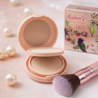 Kashees 2 In 1 Face Powder 110g – Dual Coverage Foundation & Setting Powder with Smooth Matte Finish, Long-Lasting Oil Control Formula for Flawless Everyday Makeup