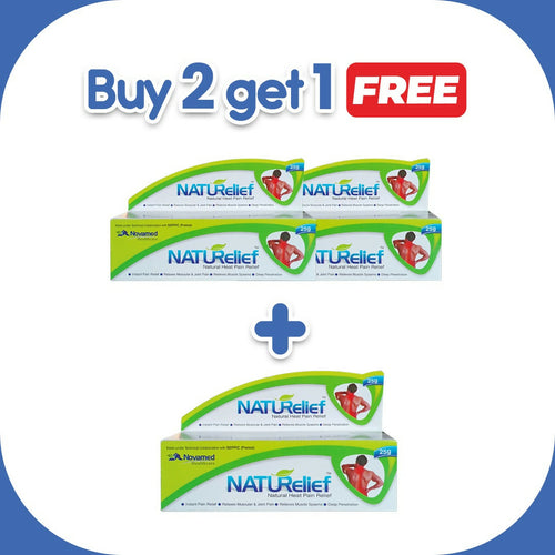 Buy 2 NATURelief Gel get 1 Free