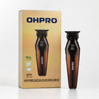 OHPRO OP-112 Cordless Hair Trimmer for Hair & Beard Grooming