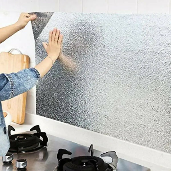 Silver Foil | Marble Sheet Sticker 40x200cm | Waterproof Self-Adhesive PVC Wallpaper for Furniture WallsSilver Foil | Marble Sheet Sticker 40x200cm | Waterproof Self-Adhesive PVC Wallpaper for Furniture Walls