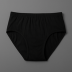 Jersey Plain Panty for Women – High Quality Soft & Lightweight Fabric, Black (S, M, L)