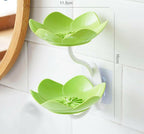 Lotus Flower Wall-Mounted Soap Holder – Self-Draining Bathroom & Kitchen Organizer – pack of 1