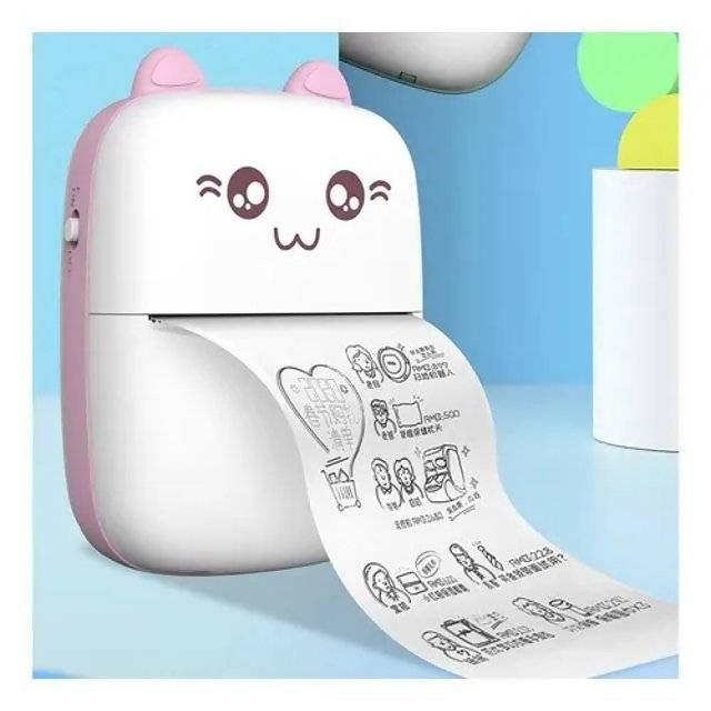 Mini Portable Pocket Thermal Printer – Wireless Receipt & Photo Printer (Random Color)