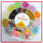 Kitty & Flower Beads Set, for Kids & DIY Crafting