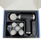 Five Head Massage Gun | Rechargeable Deep Tissue Muscle Massager | 9 Massage Heads | 6 Speed Levels | Model BLD-780 | Random color