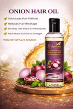 nion Hair Oil – Natural Hair Growth & Anti-Hair Fall Oil with Sulfur & Antioxidants | Strengthens Roots & Adds Shine | 100 ml