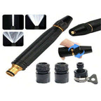 Stainless Steel High Pressure Water Spray Nozzle – Durable Black Washer Nozzle for Car, Bike, Garden & Home Cleaning