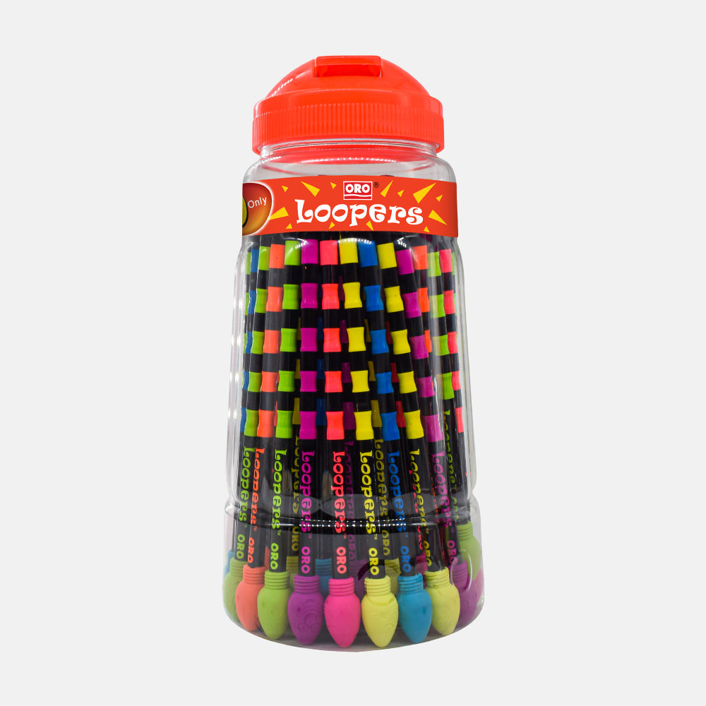 Oro Looper HB Lead Pencil Jar 48 Piece
