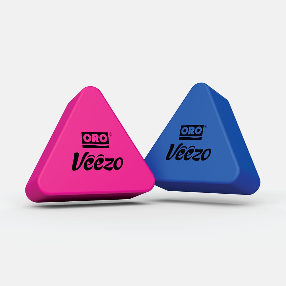 Oro Veezo Colourful Soft Erasers Pack of 72