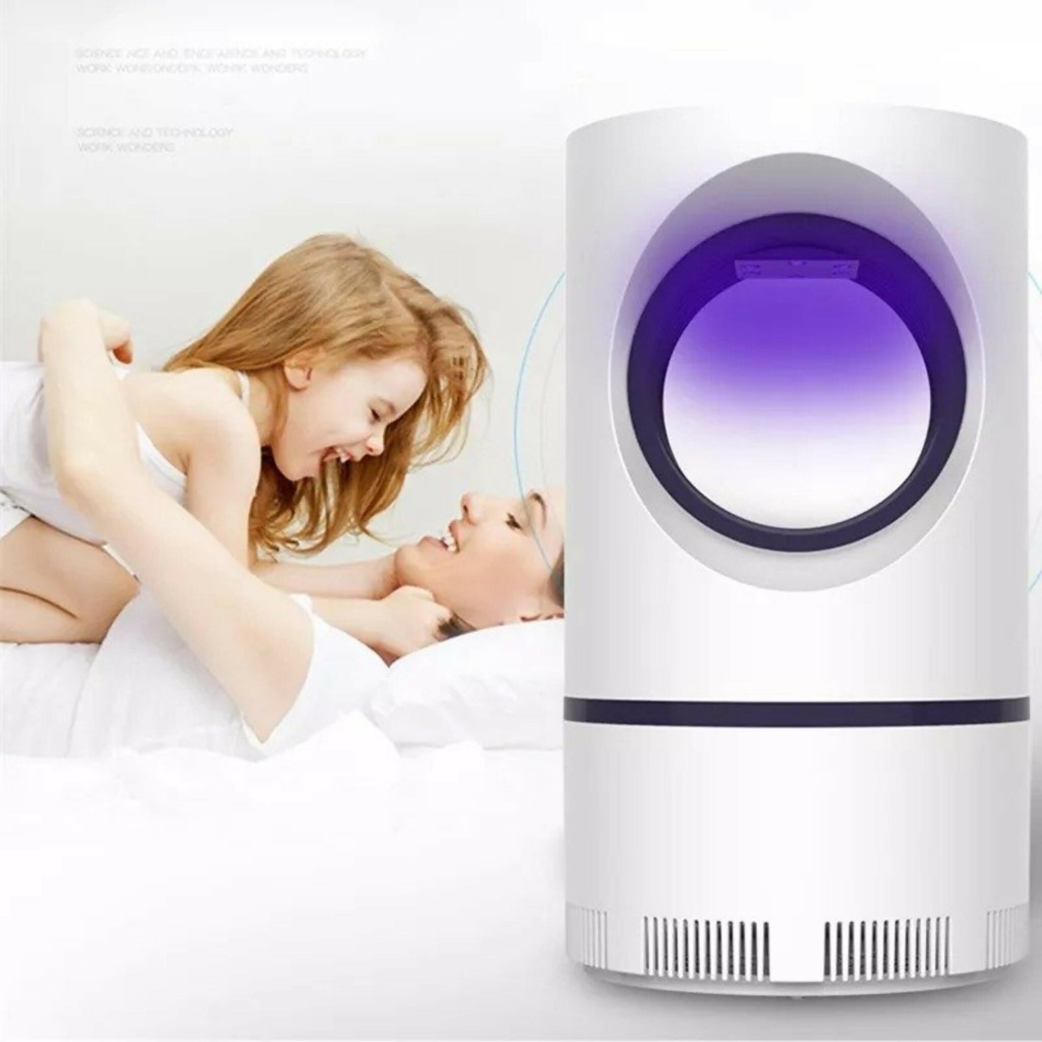 Mosquito Killer Lamp Electric Shocker Round with Charger