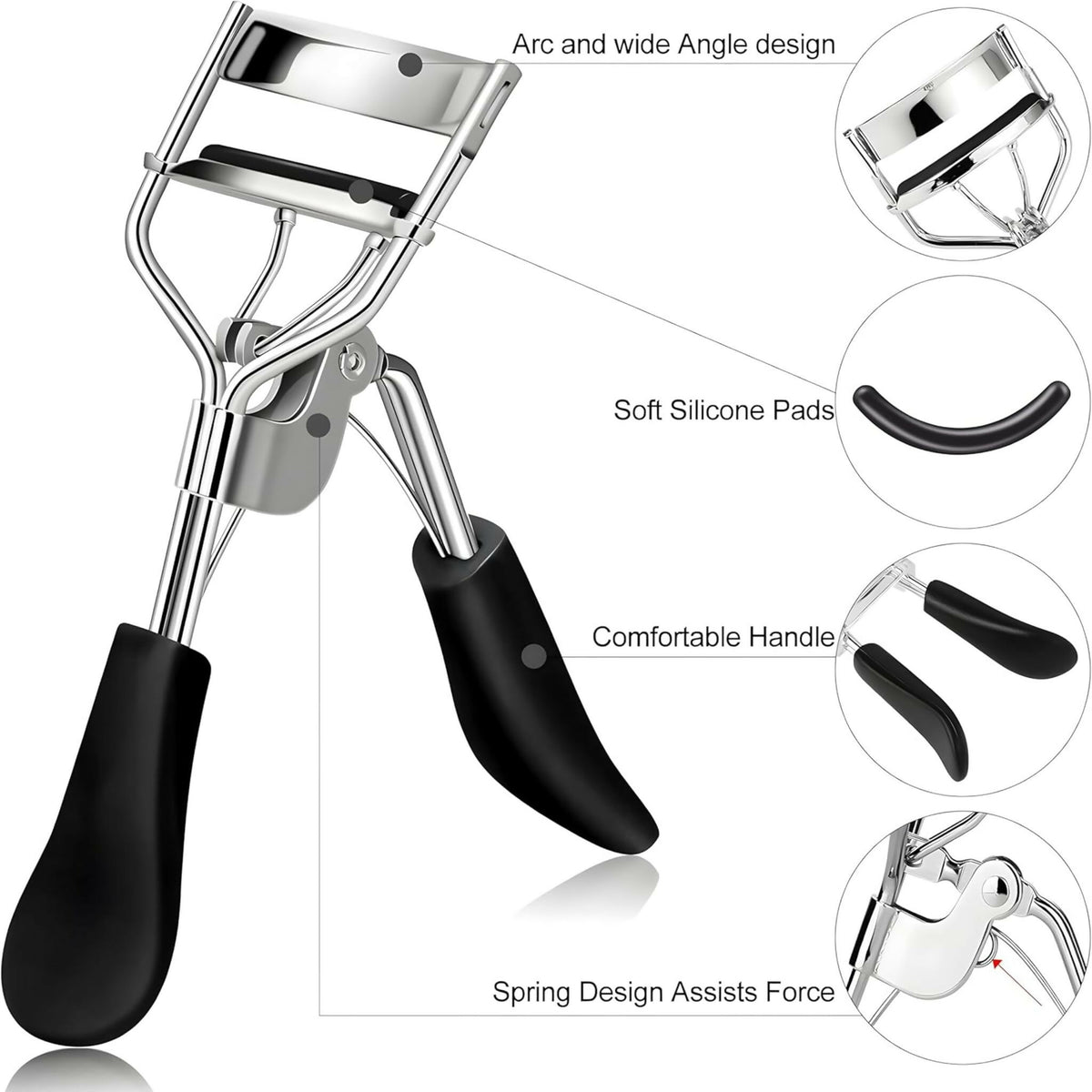 Professional Eye Lash Curler - Cosmetic Product Designed For Eye Care And Daily Makeup Routine (Random Color)