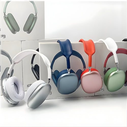 P9 Wireless Bluetooth Headphones, Premium Over-Ear Headset for Music
