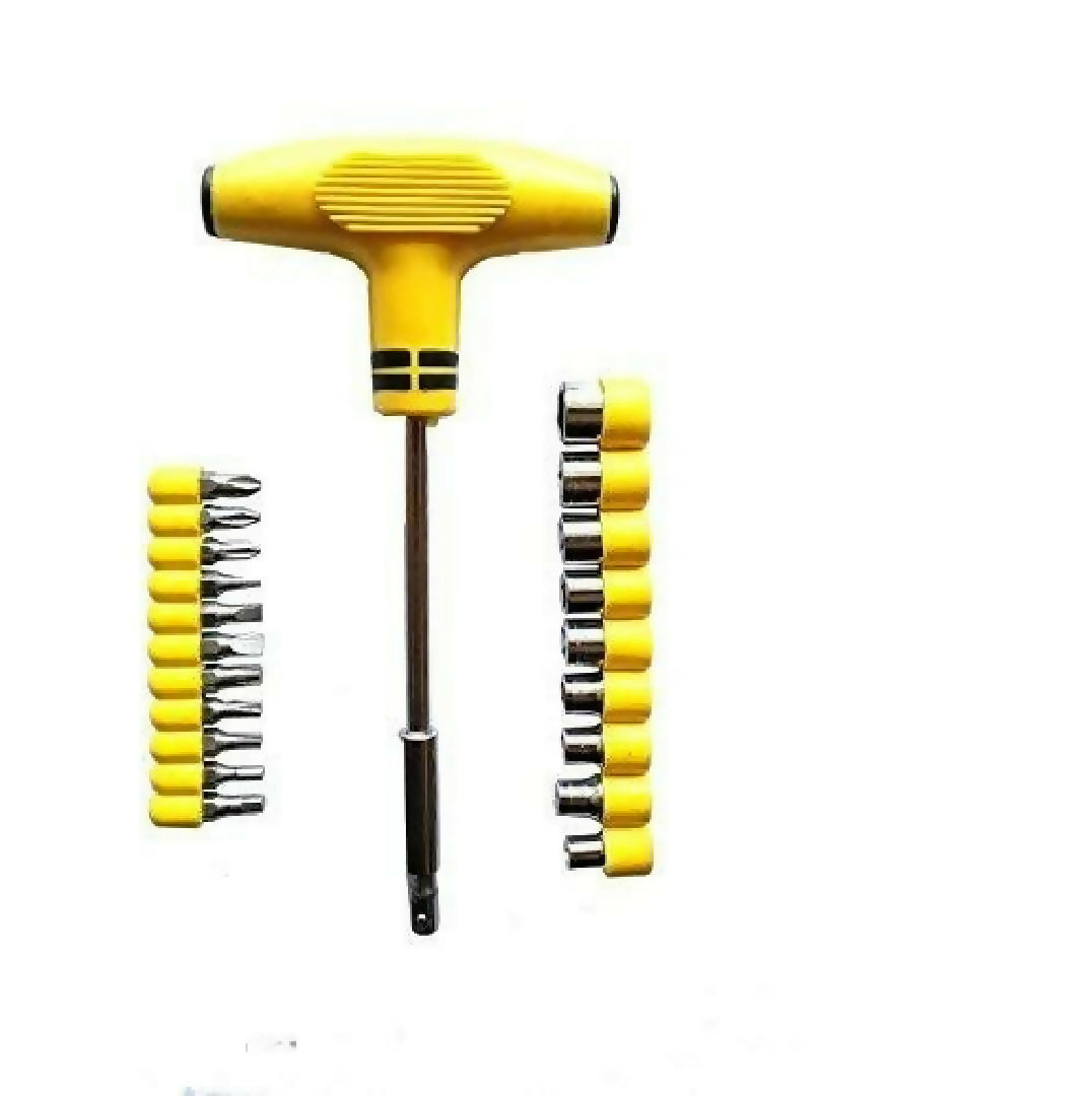 T Tool Set Pack Of 24 Screw Driver Branded Kit