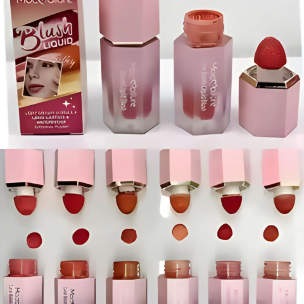 Mocallure Liquid Blush Set 6-in-1, Buildable Shades, Makeup, for Women