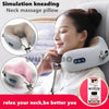 Neck Cushion Massager, USB Rechargeable Vibration Pillow