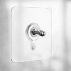 Pack of 10 Heavy-Duty Self-Adhesive Wall Hooks – Transparent Waterproof No-Drill Hooks for Home & Kitchen