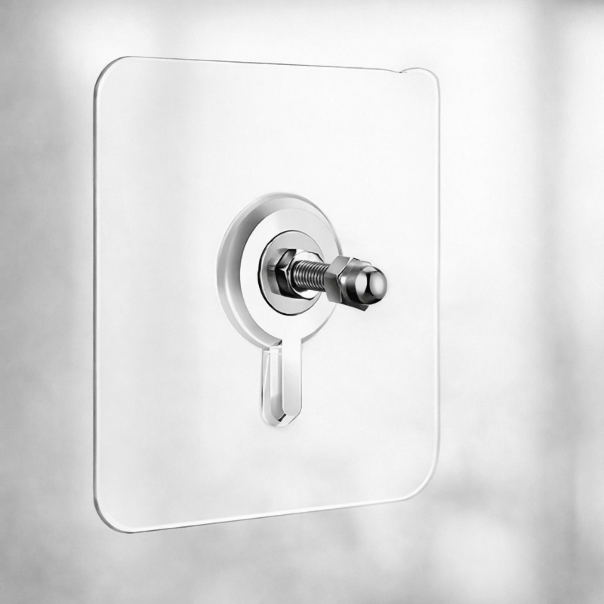 Pack of 10 Heavy-Duty Self-Adhesive Wall Hooks – Transparent Waterproof No-Drill Hooks for Home & Kitchen