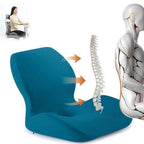 PU Memory Foam Backrest Pillow for Office & Car