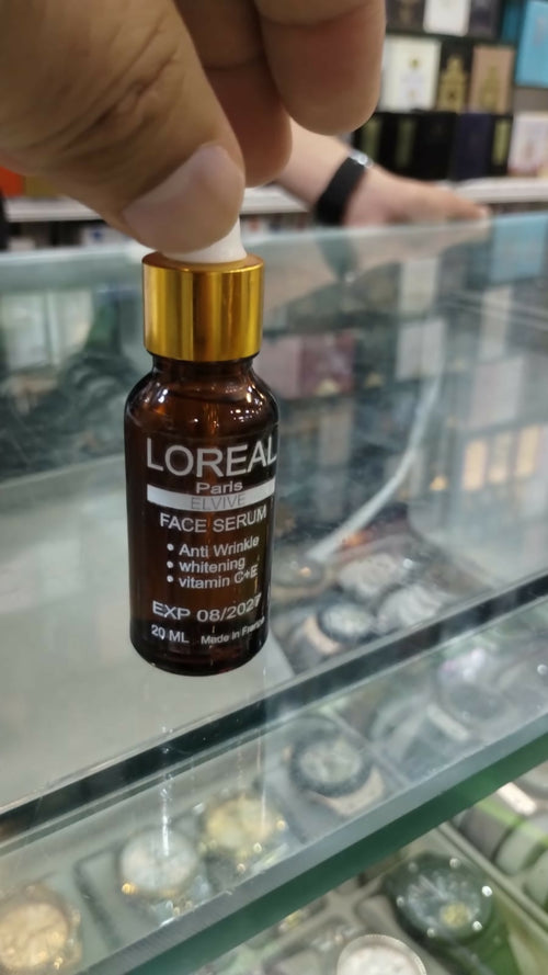 L'Oreal Paris Elvive Anti-Wrinkle & Ultra-Whitening Face Serum – Advanced Vitamin C + E Glow Treatment (20ml)