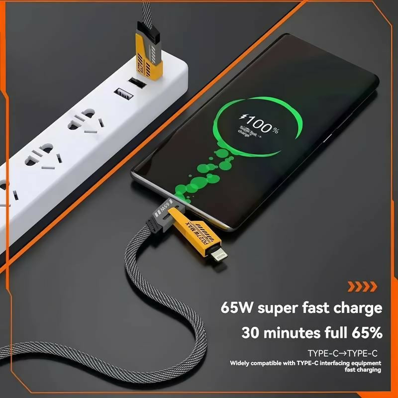 4-in-1 Multi USB Charging Cable – For IPhone and Type C