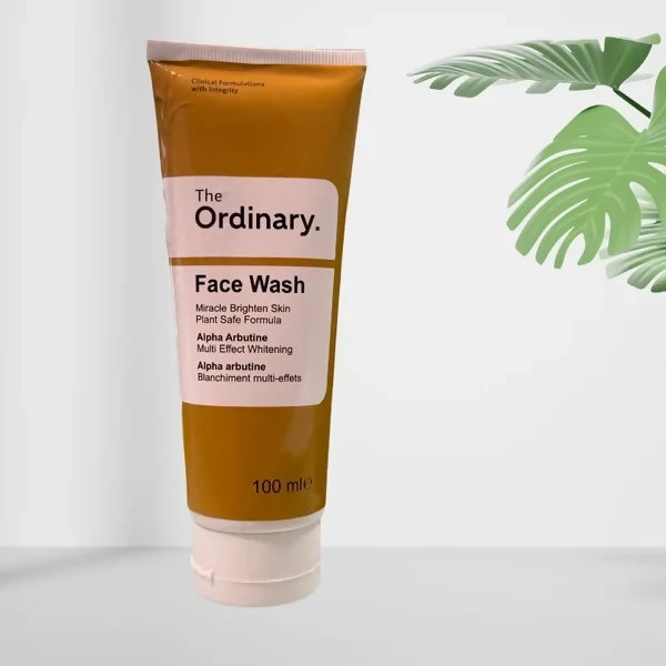 Ordinary Face Wash with Alpha Arbutin | Hydrating Cleanser for All Skin Types (100ml)