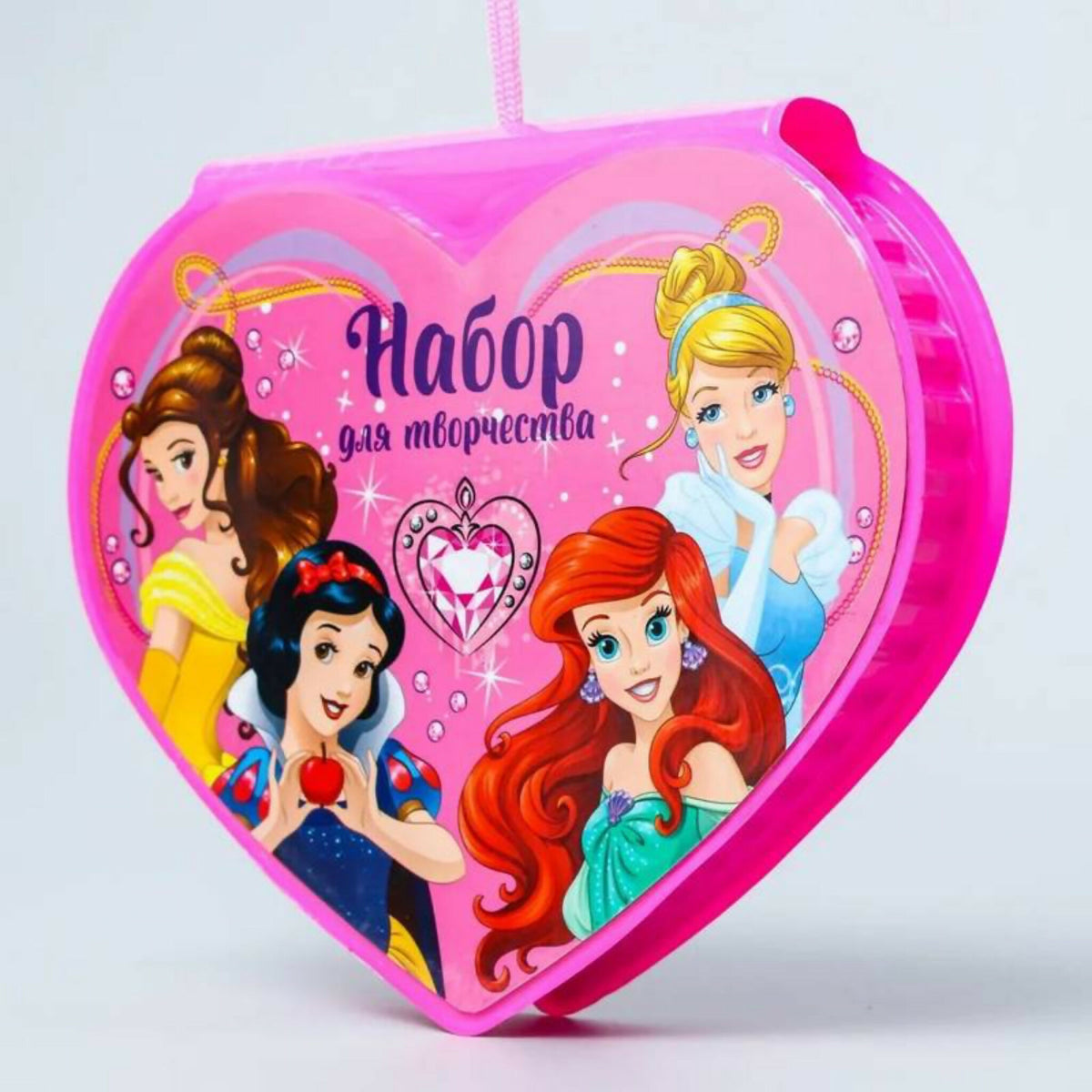 52 Pcs Heart Shape Colour Kit for Kids – Crayons, Markers & Art Accessories