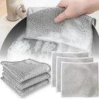 (pack off 10) Dish washing Cleaning cloth | Wire Dish washing Rugs for Kitchen Dishes - Image 3 (pack off 10) Dish washing Cleaning cloth | Wire Dish washing Rugs for Kitchen Dishes - Image 4 (pack off 10) Dish washing Cleaning cloth | Wire Dish washing R