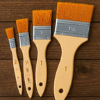 Paint Brush, Nylon Brushes for Acrylic Watercolor and Base Coating - Set 4 Pcs