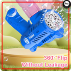 Bazooka Bubble Gun – 36-Hole Electric Bubble Blaster with Lights for Kids