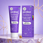 Perfora Purple Magic Whitening Toothpaste Fluoride Plus