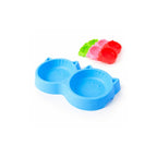 Pet Food Bowl, Cat Face Double for Cats and Puppies