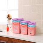 Smile Basket Without Cap Pack of 3 | Multipurpose Storage Organizer Baskets for Kitchen, Home, Office & Bathroom