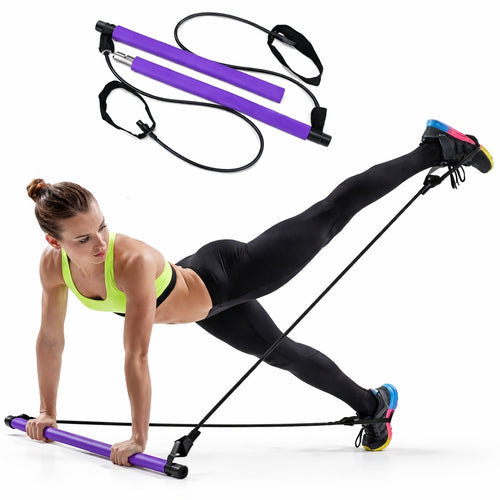 Pilates Stick Portable Fitness Bar for Home Gym Workout