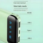 Portable 22.5W Power Bank 20000mAh, High Capacity with LED Display
