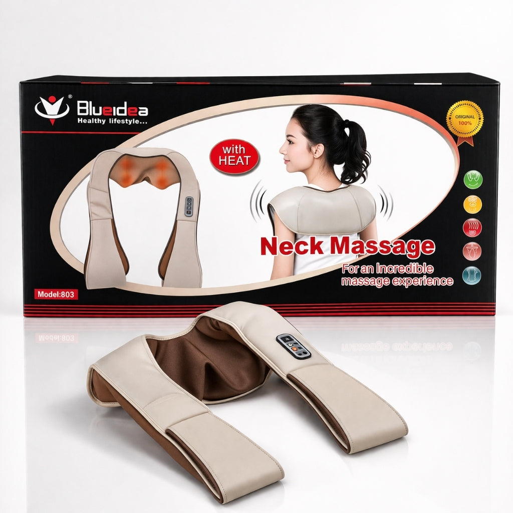 Portable Shoulder and Back Massager for Home and Office Use