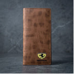 Premium Ferrari Inspired Long Wallet Brown