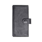 Closed leather organizer wallet – compact and stylish for business use