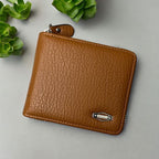 Premium Leather Zip Wallet for Unisex