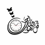 Premium Wooden Wall Clock 3D DIY Design for Home Decor