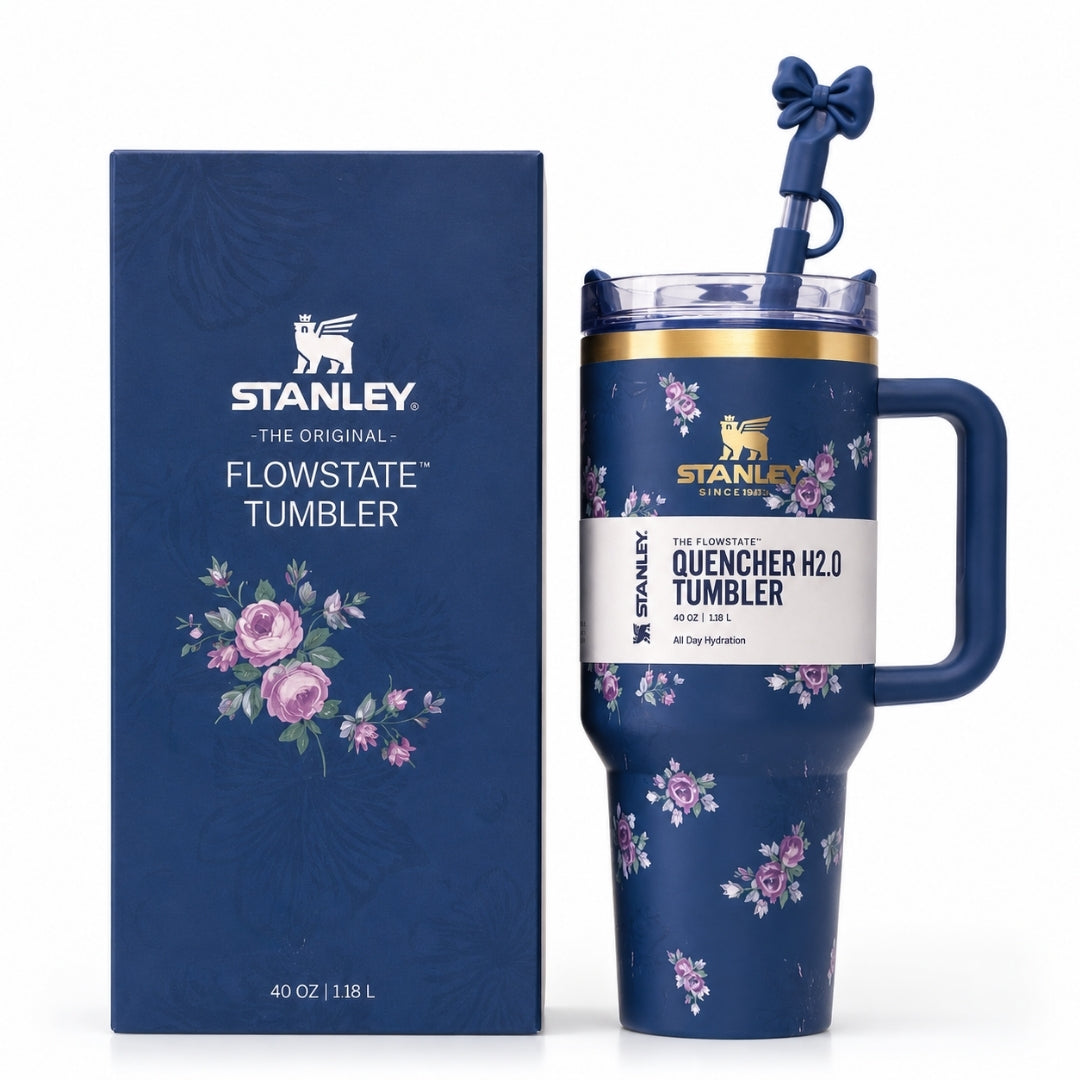 Printed vacuum-insulated tumbler for daily use