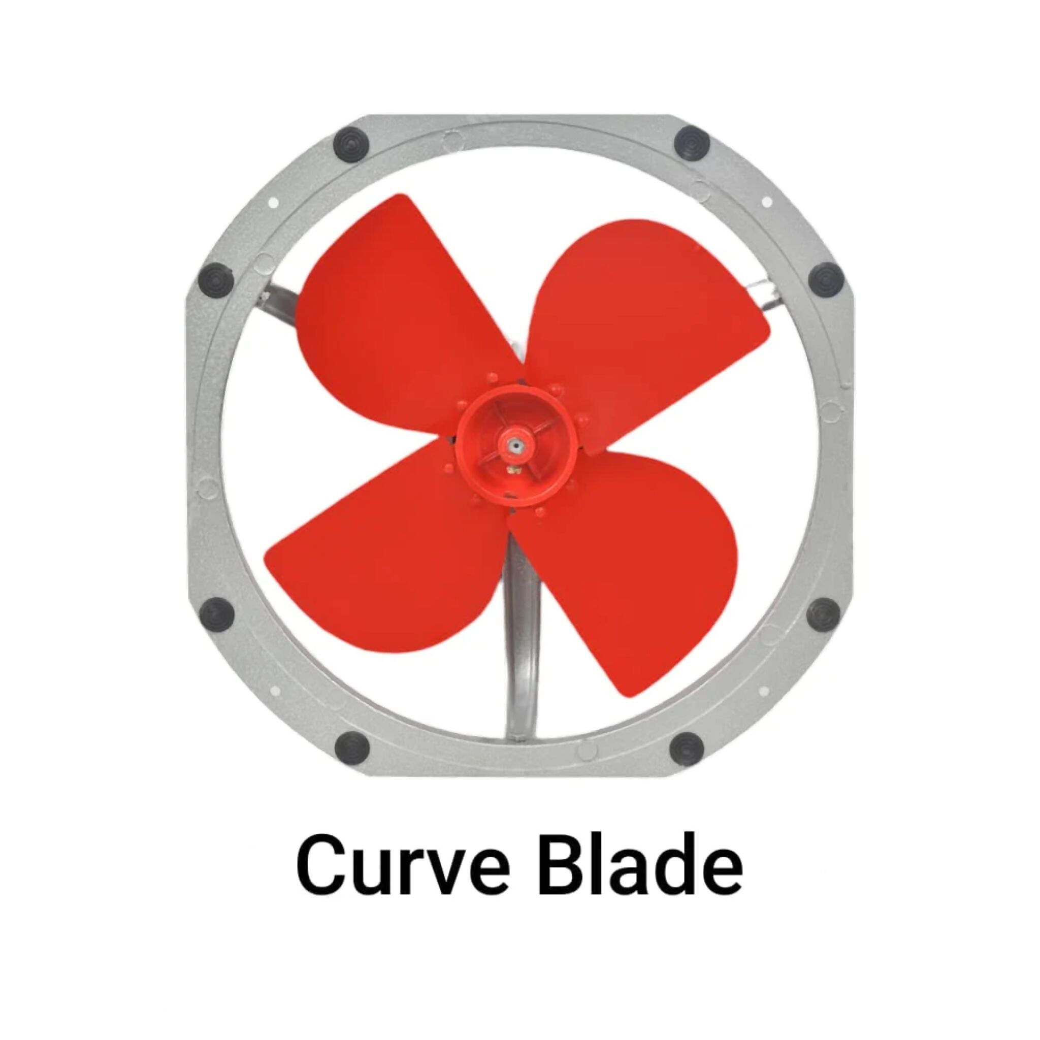 Exhaust Fan, Fully Metal Body Curve Blade & Pure Copper Winding 10, 12